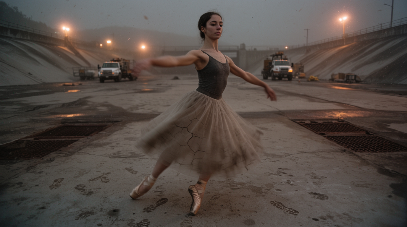 Ashfall Ballet Concrete Spillway