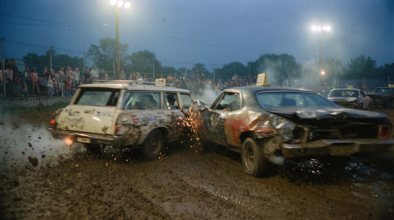 Blue Hour Demolition Derby