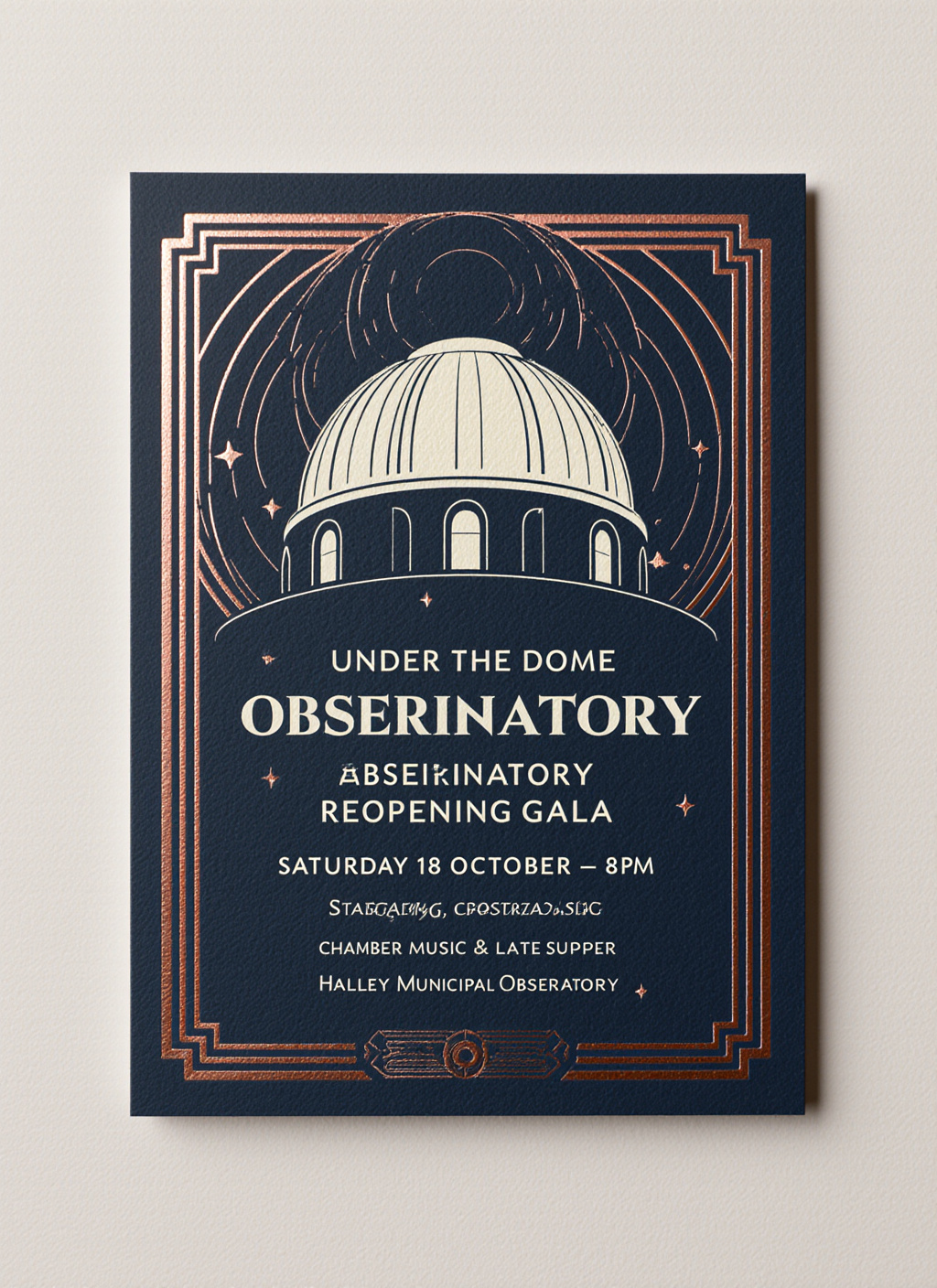 Midnight Observatory Reopening Invitation