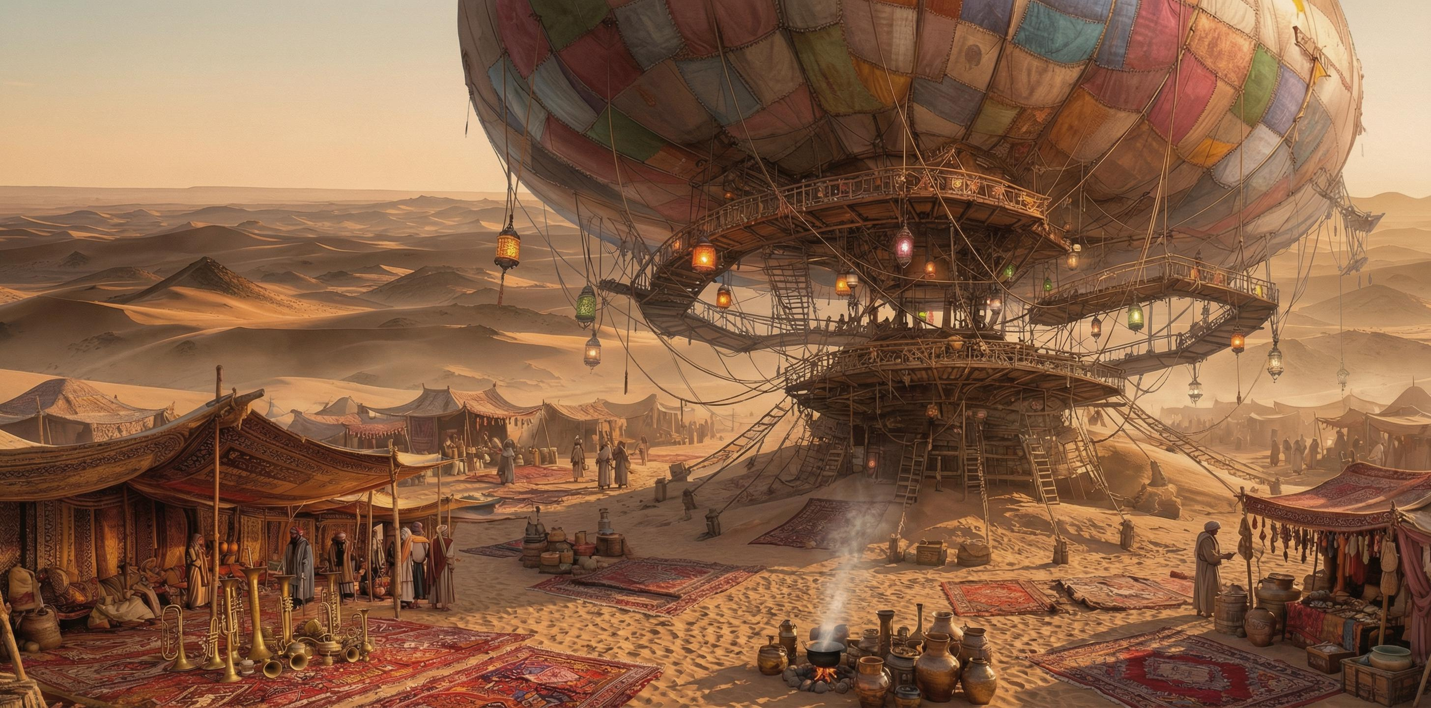 Saffron Dune Aerostat Encampment