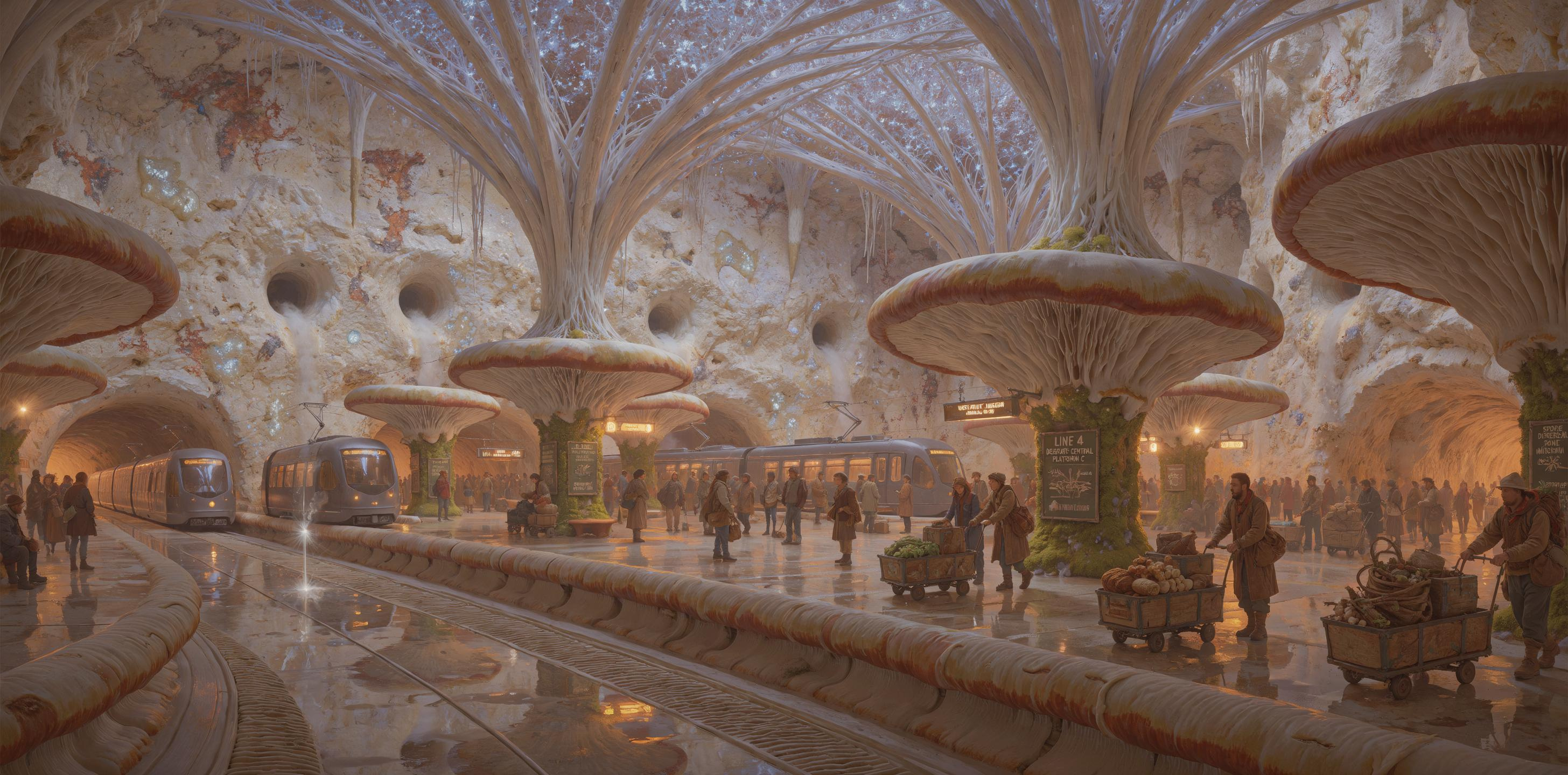 Subterranean Fungal Tram Terminal