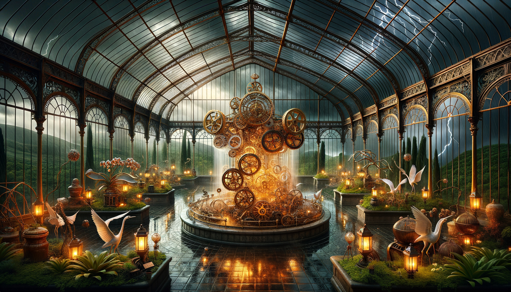 Clockwork Greenhouse Storm Interior