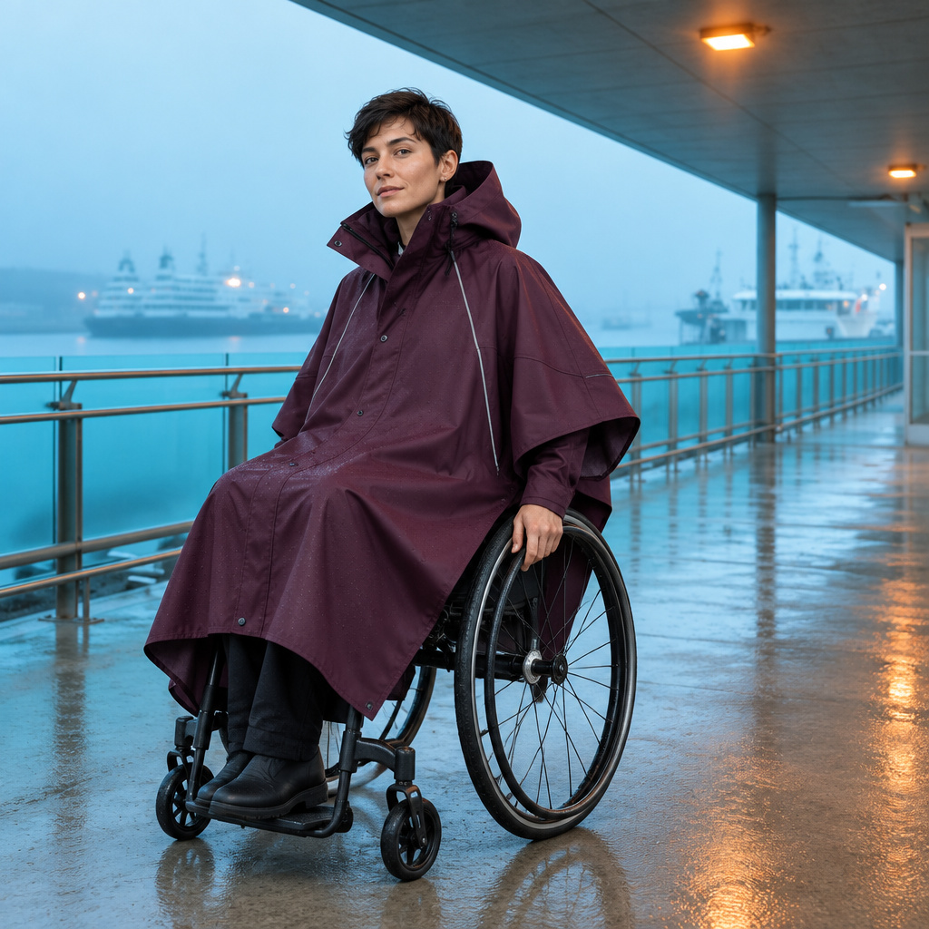 Adaptive Rainwear Lookbook Editorial
