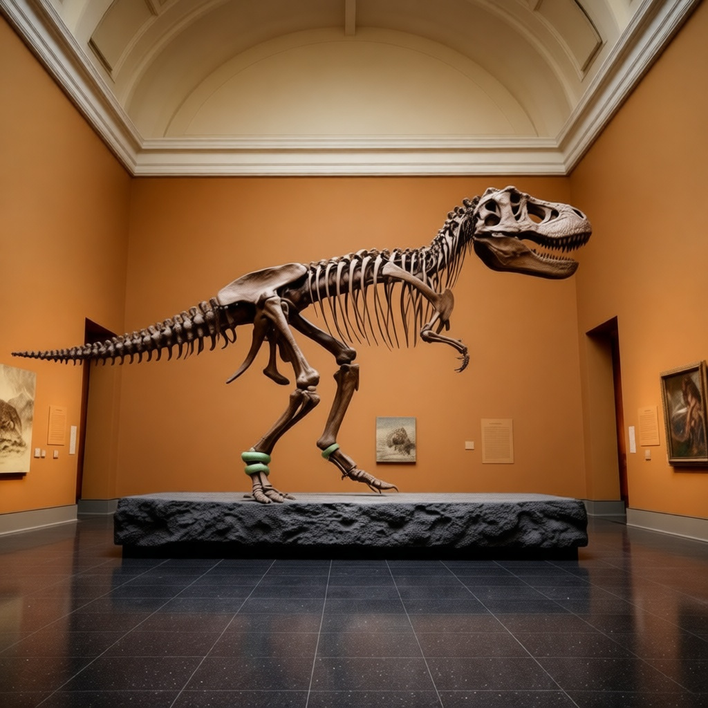 Dinosaur Exhibition Photo Cleanup