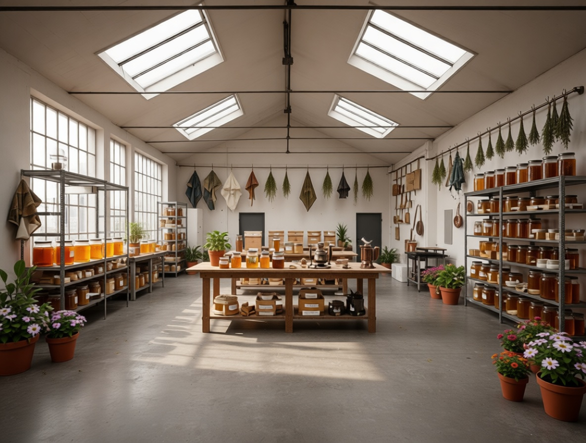 Rooftop Beekeeping Workshop Interior