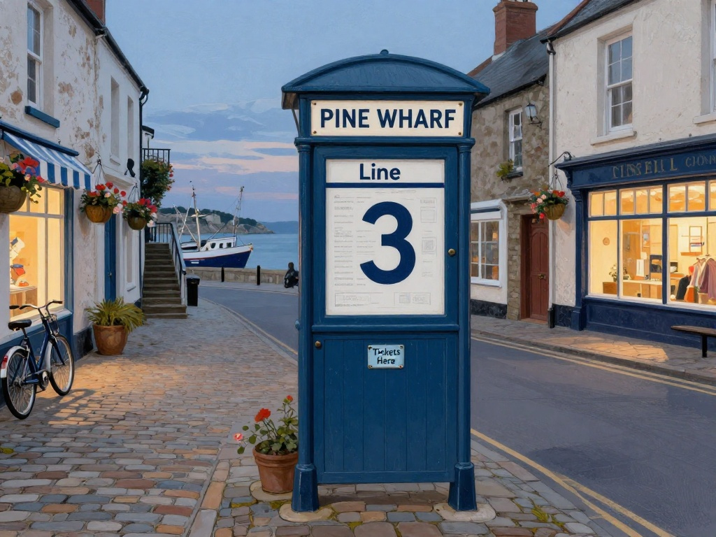 Hand-Painted Tram Stop Signage