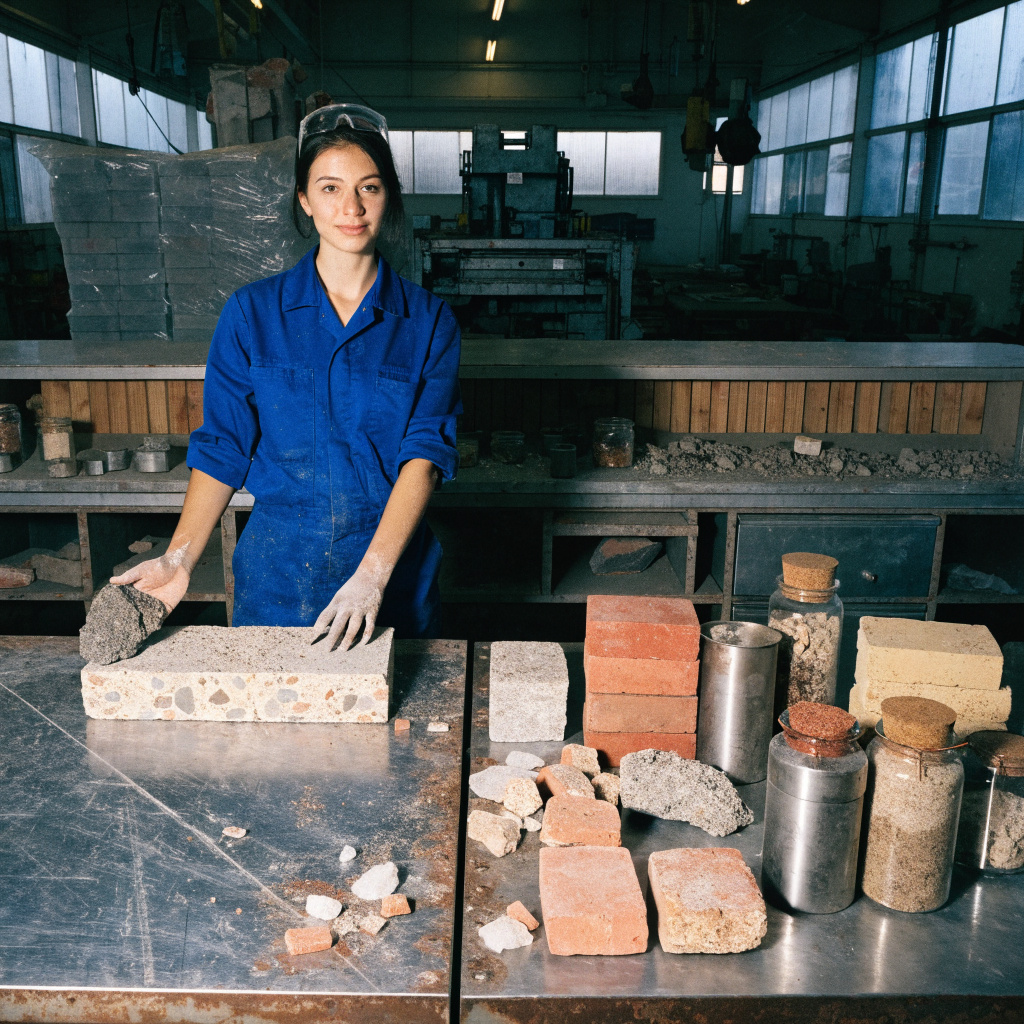 Circular Brickmaker Editorial Portrait