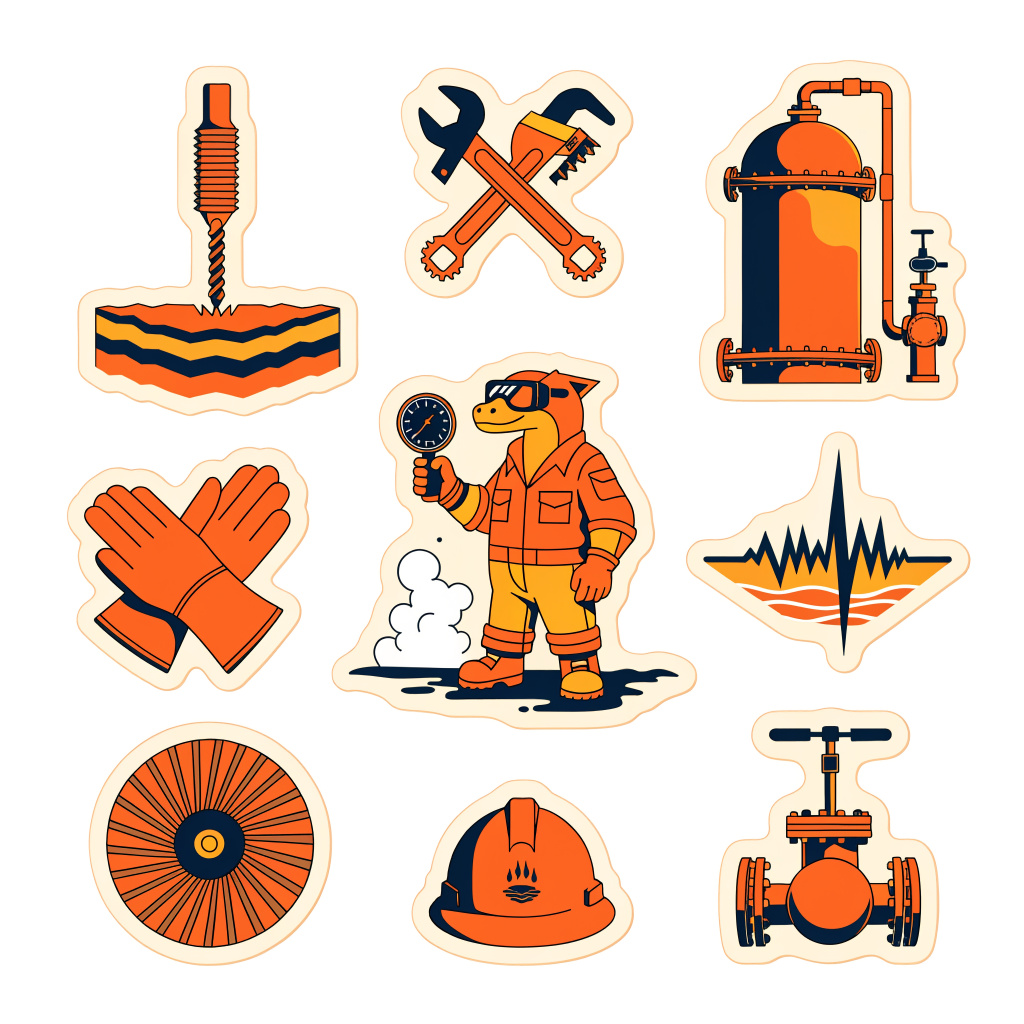 Geothermal Field Crew Sticker Pack