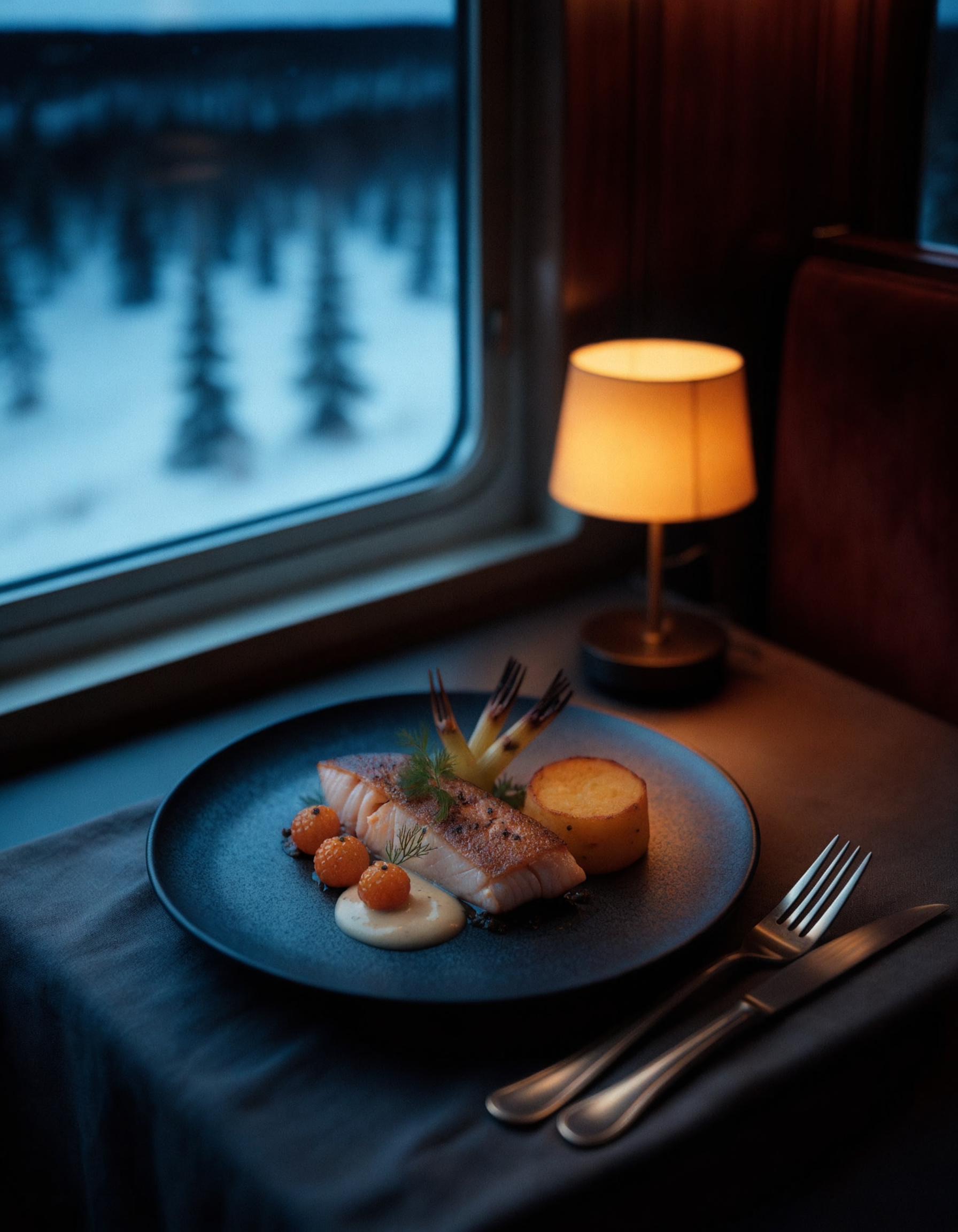 Arctic Sleeper Train Menu Photograph