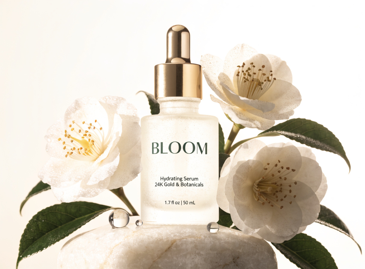 Botanical Skincare Product Still