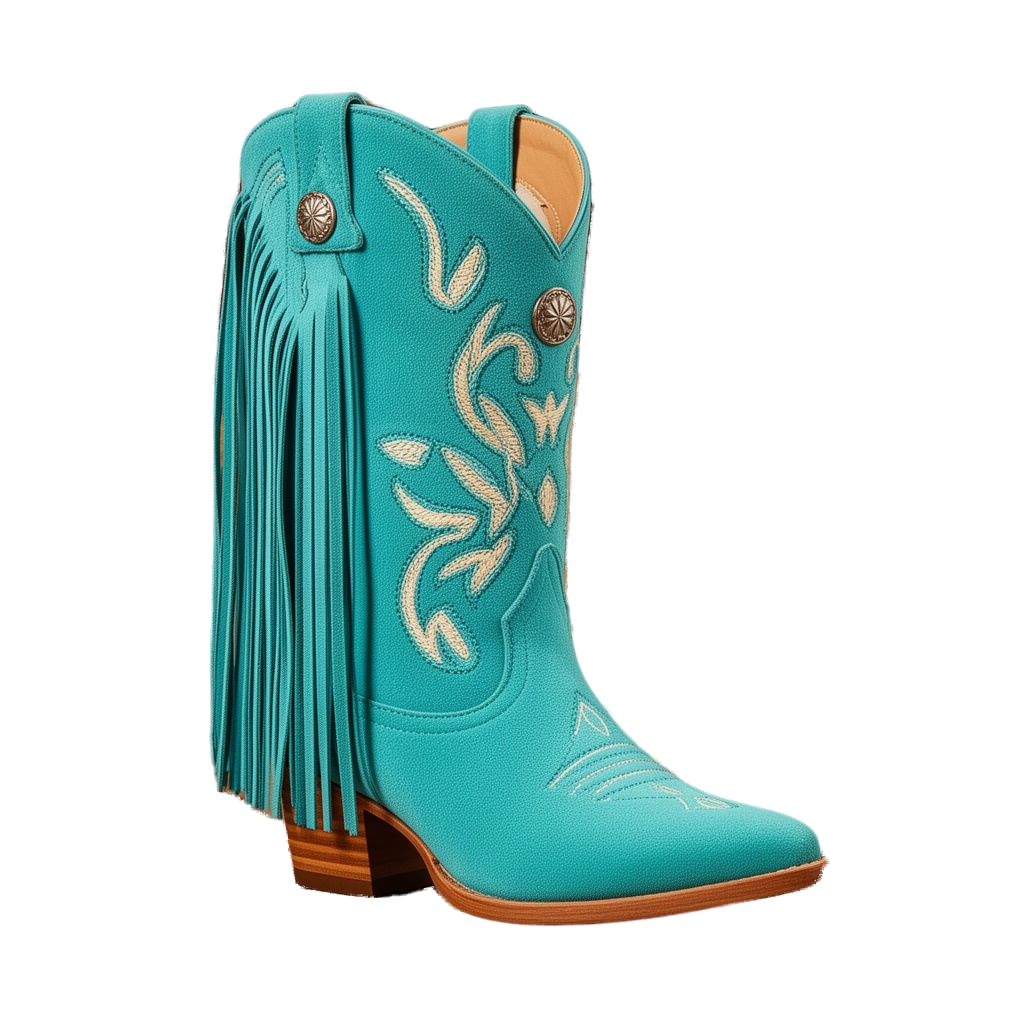 Fringed Cowboy Boot Product Cutout