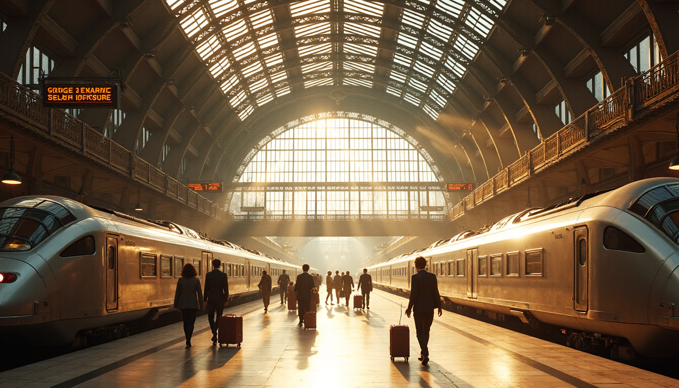 Glass Canopy Train Atrium