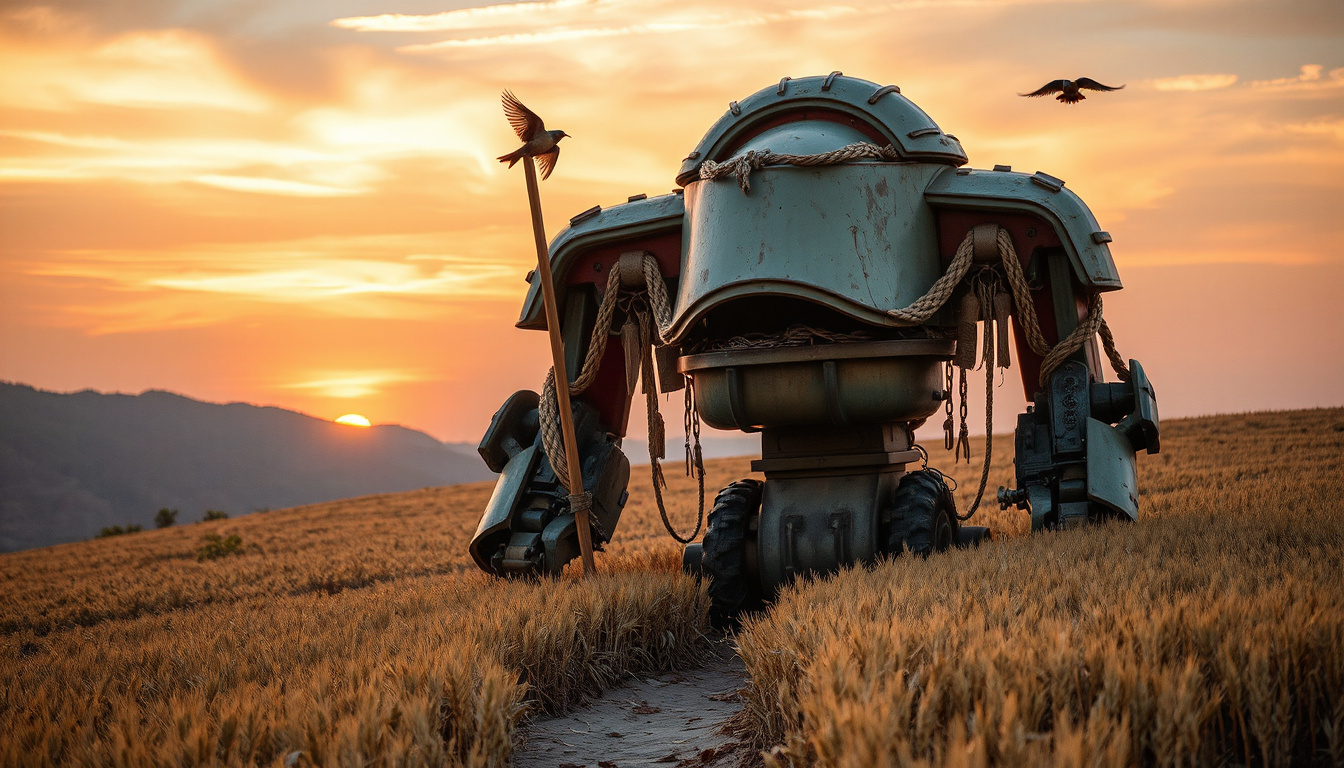 Amber Wheatfield Mecha Shrine
