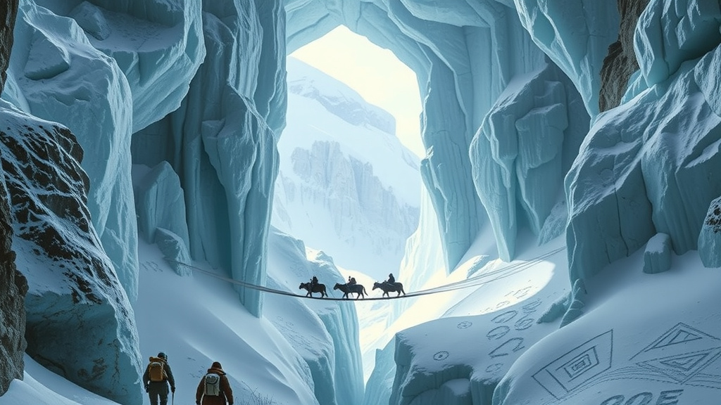 Prismatic Ice Cathedral Crossing