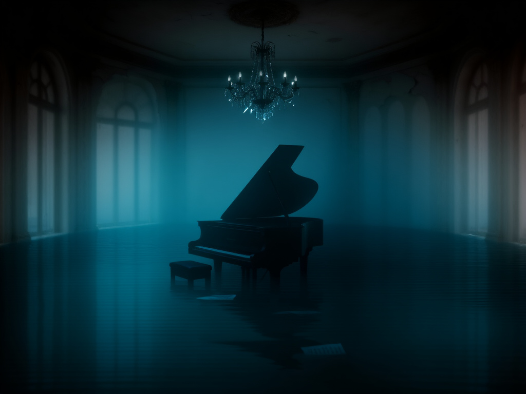 Submerged Grand Piano Salon