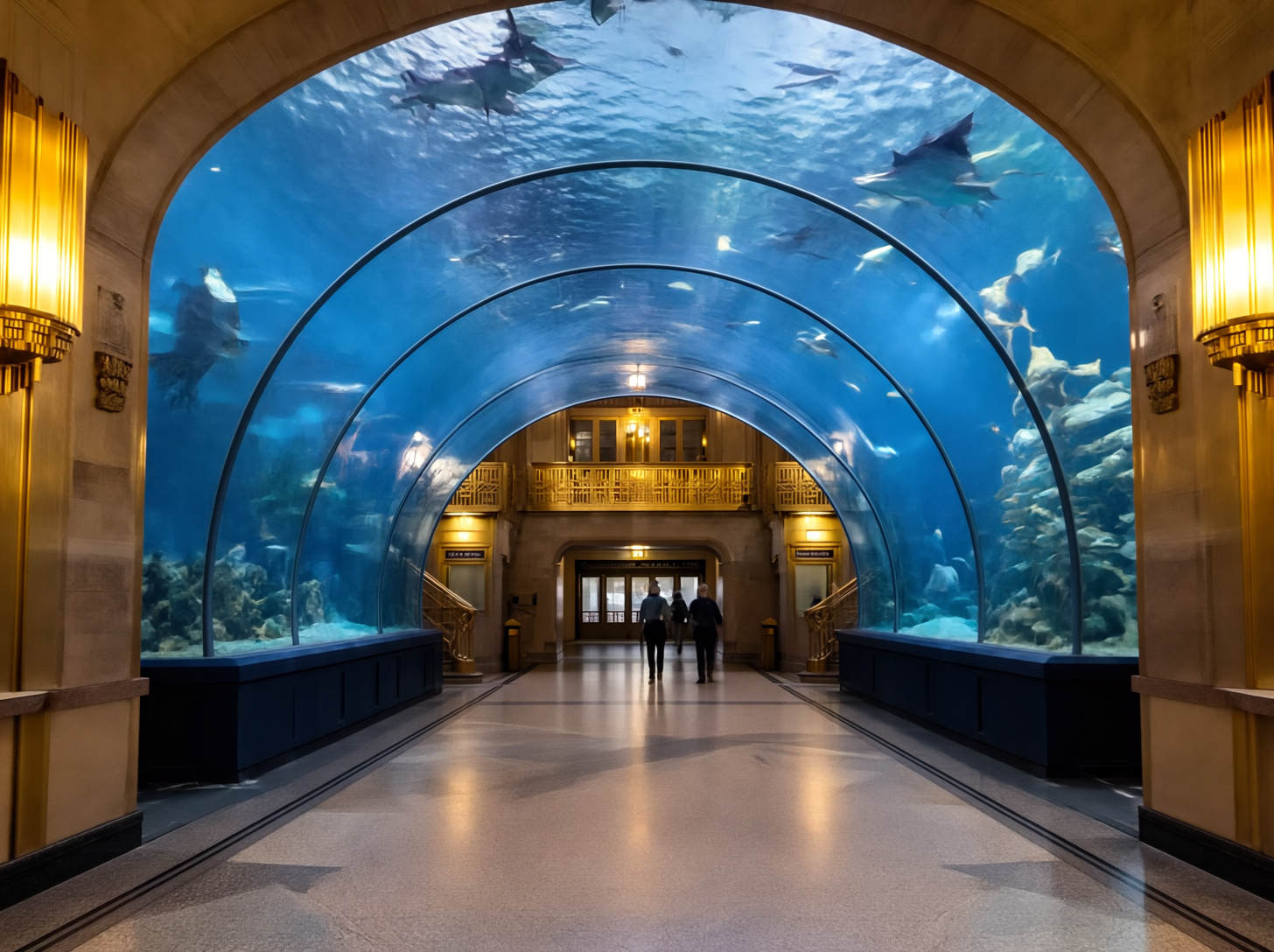 Art Deco Aquarium Concourse