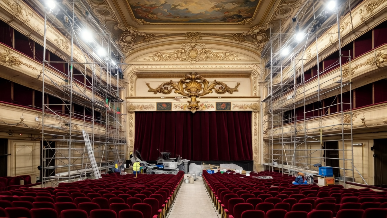 Historic Opera House Cleanup