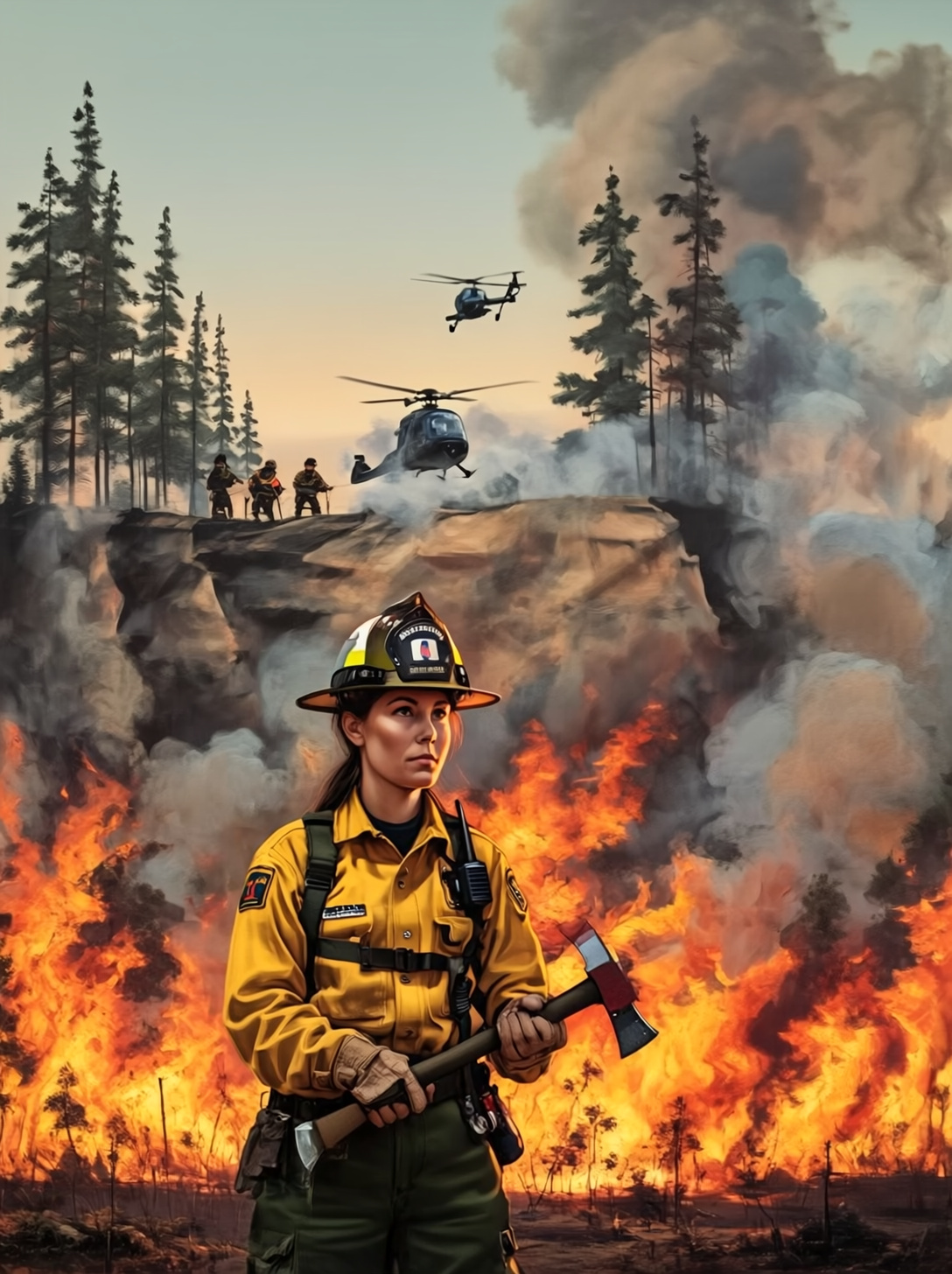 Wildfire Strategy Game Key Art