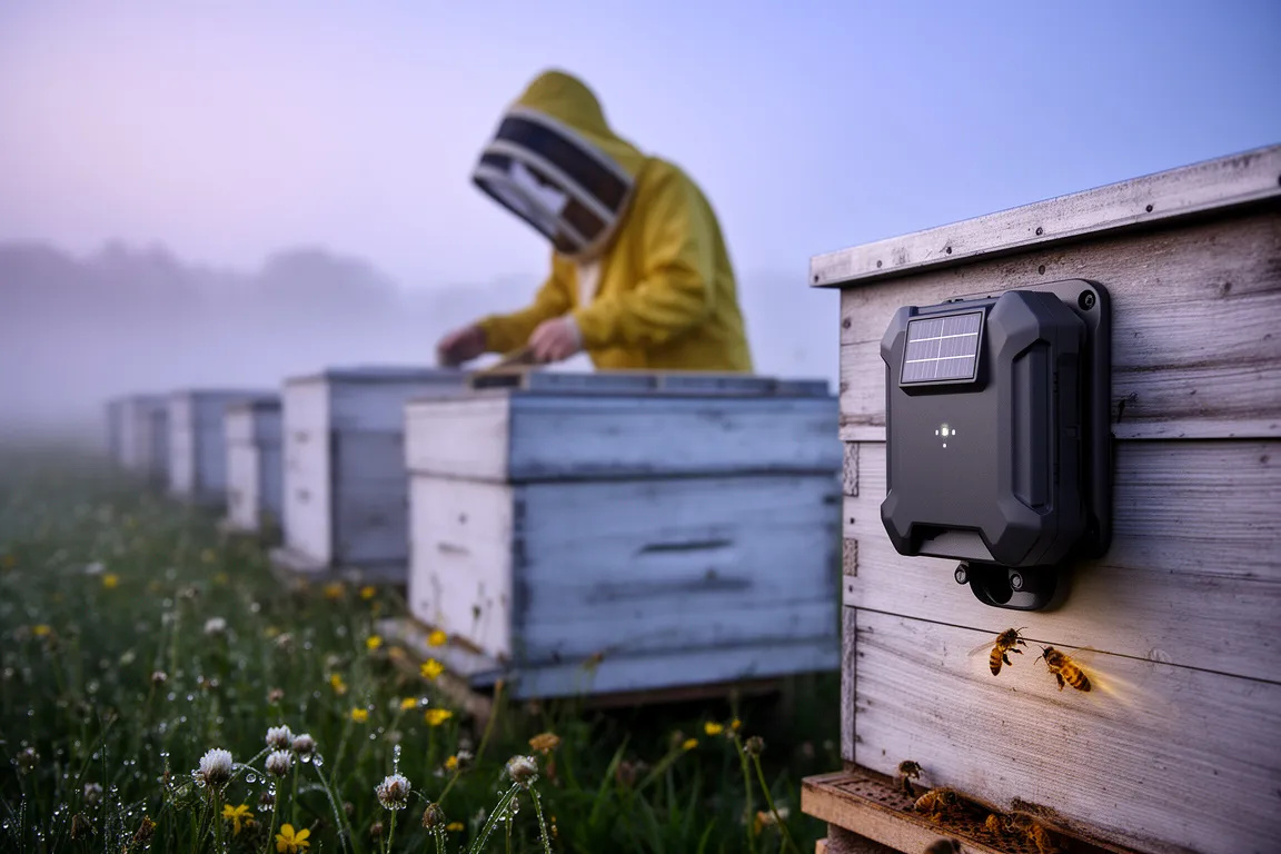 Smart Apiary Monitor Lifestyle Shot