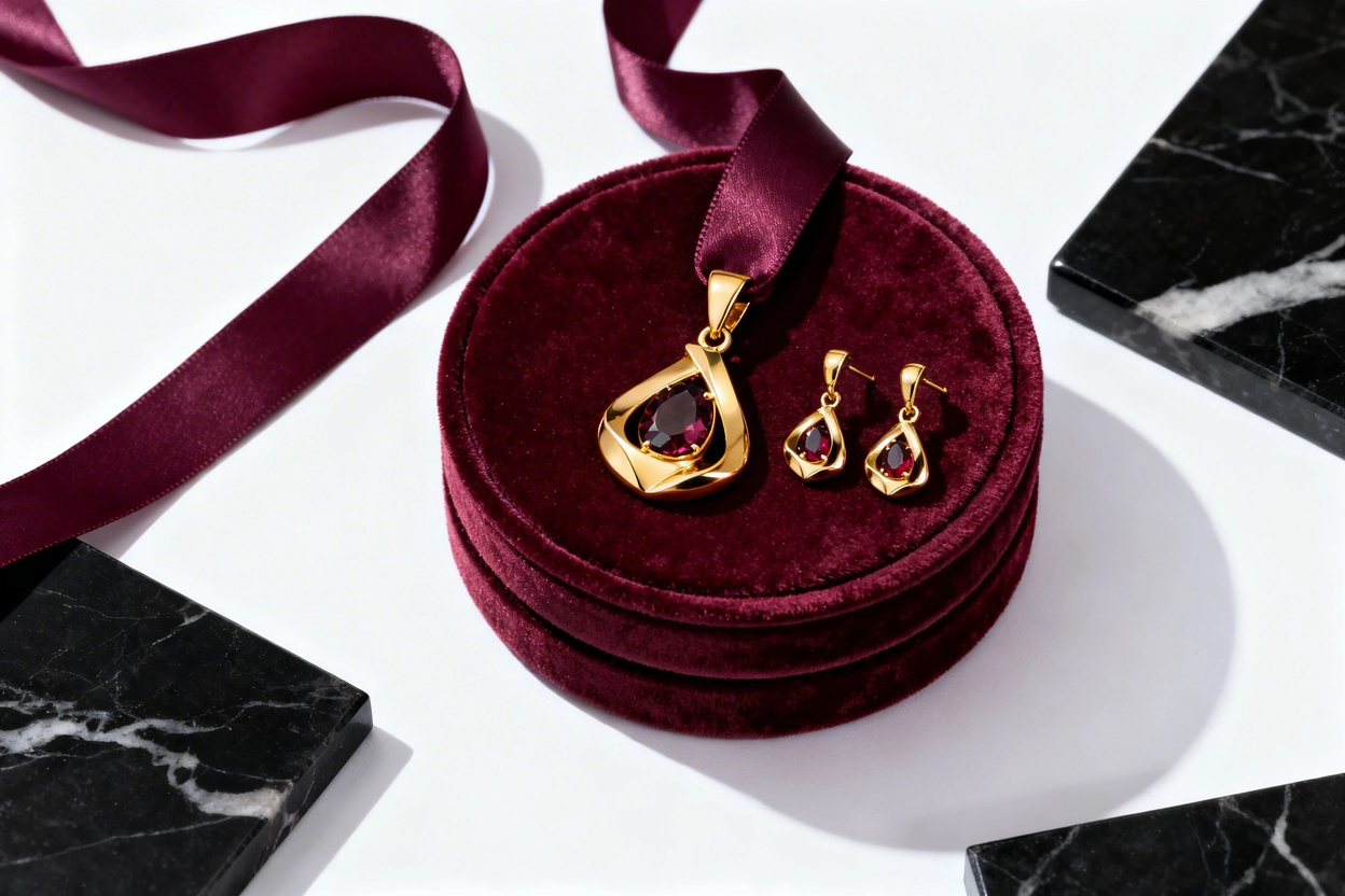 Velvet Jewelry Campaign Still Life