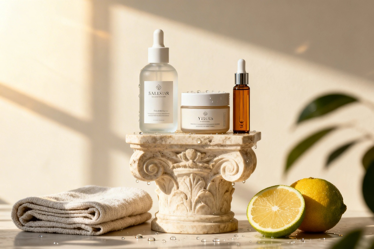 Artisanal Citrus Skincare Arrangement