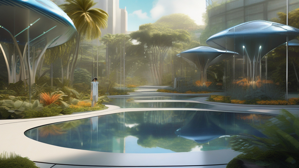 Glass Canopy Rain Garden