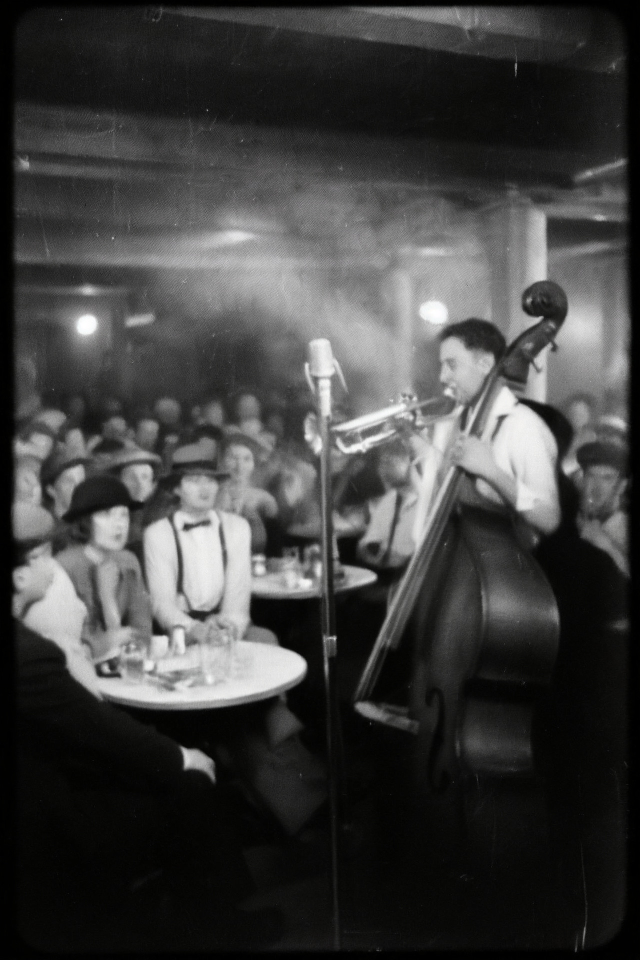 Grainy Speakeasy Jazz Interior