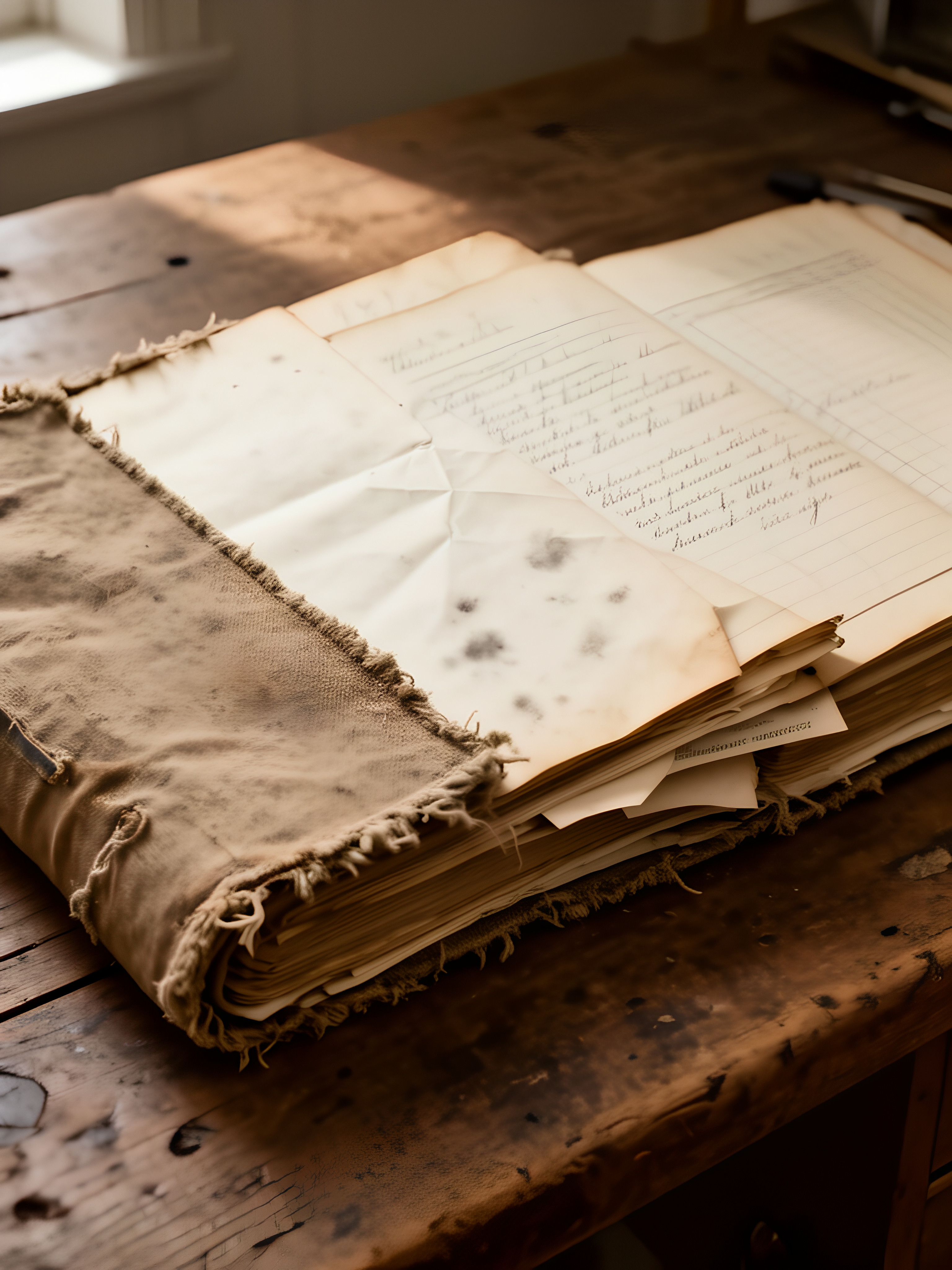 Weathered Lighthouse Logbook Scan