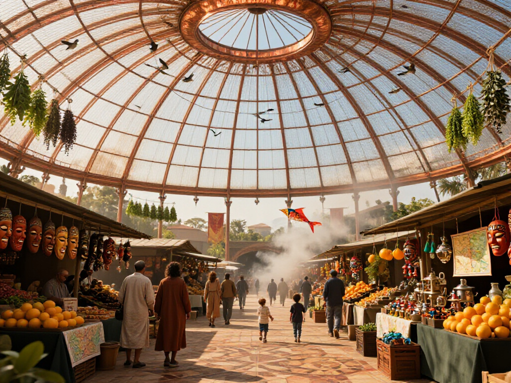 Copper Aviary Market Canopy