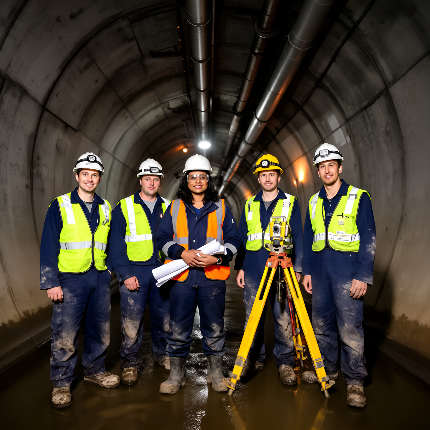 Subterranean Survey Crew Portrait