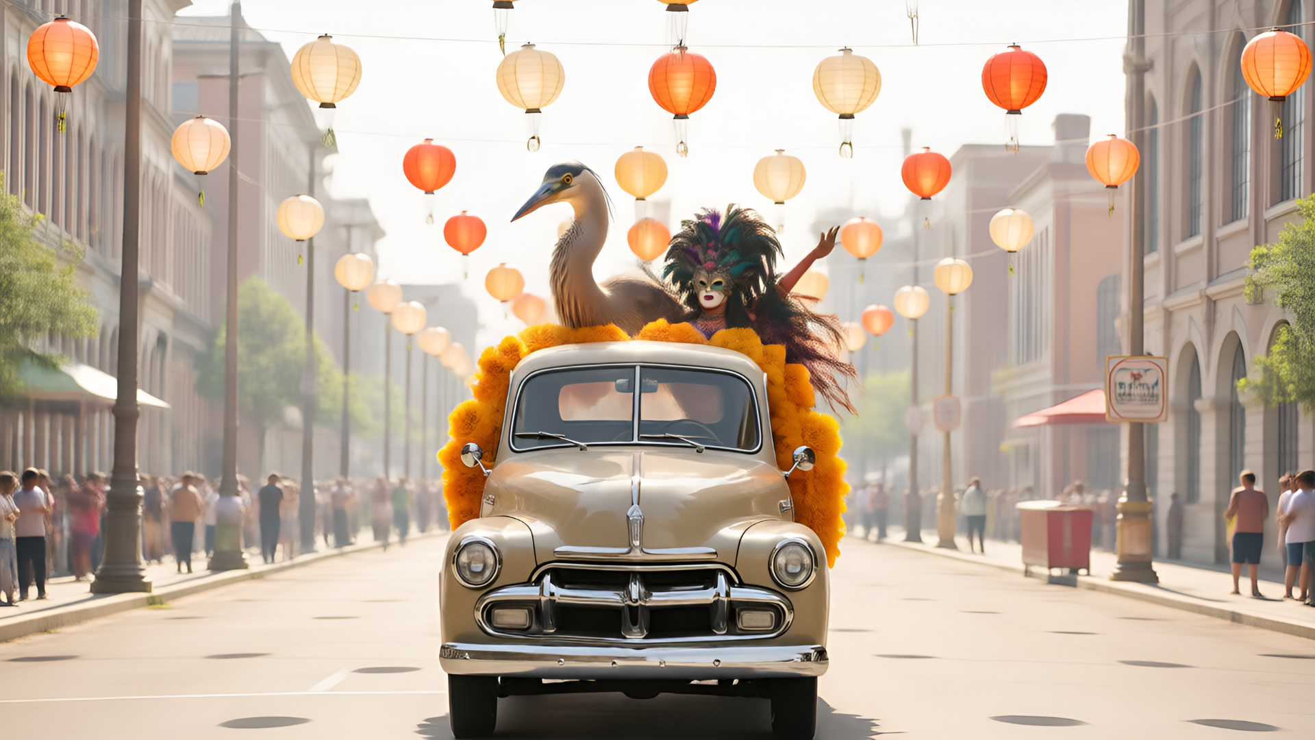 Festival Float Design Collage