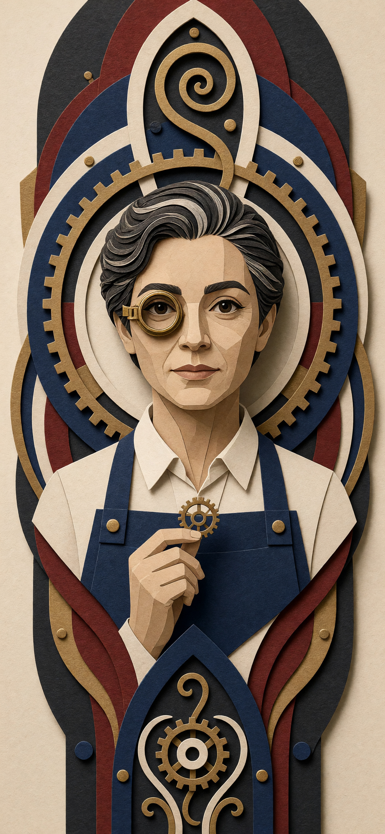 Independent Watchmaker Papercut Profile Avatar