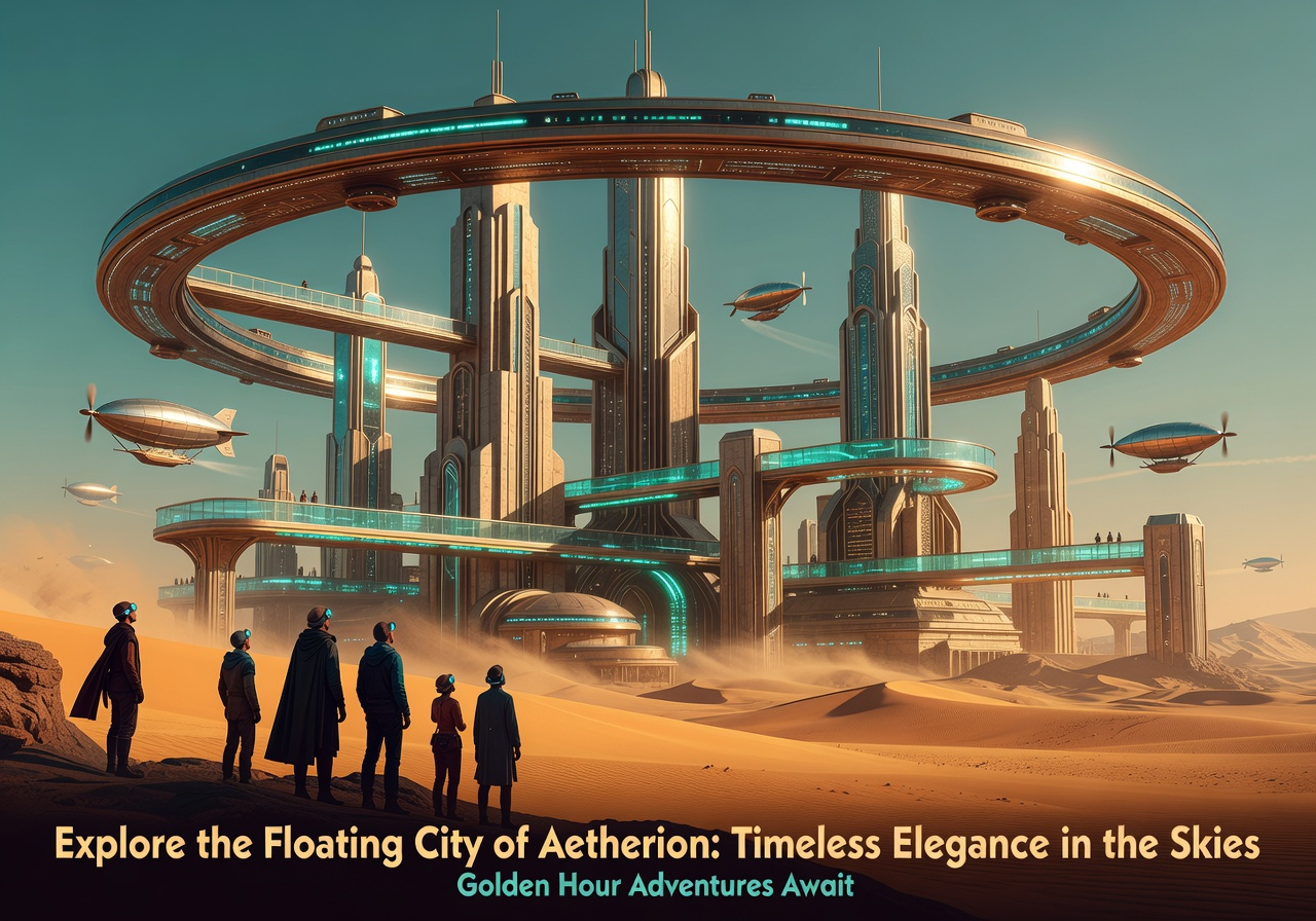 Retro-Futurist Poster Illustration