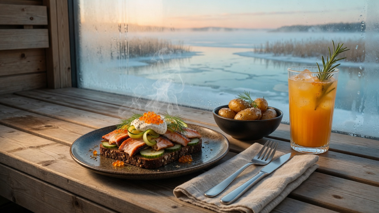 Nordic Floating Sauna Menu Hero