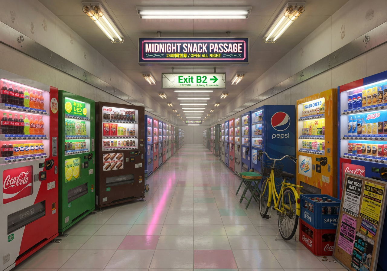 Retro Vending Tunnel Interior