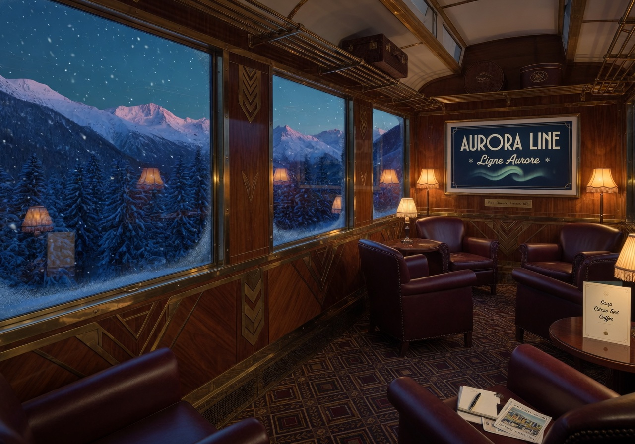 Art Deco Train Lounge