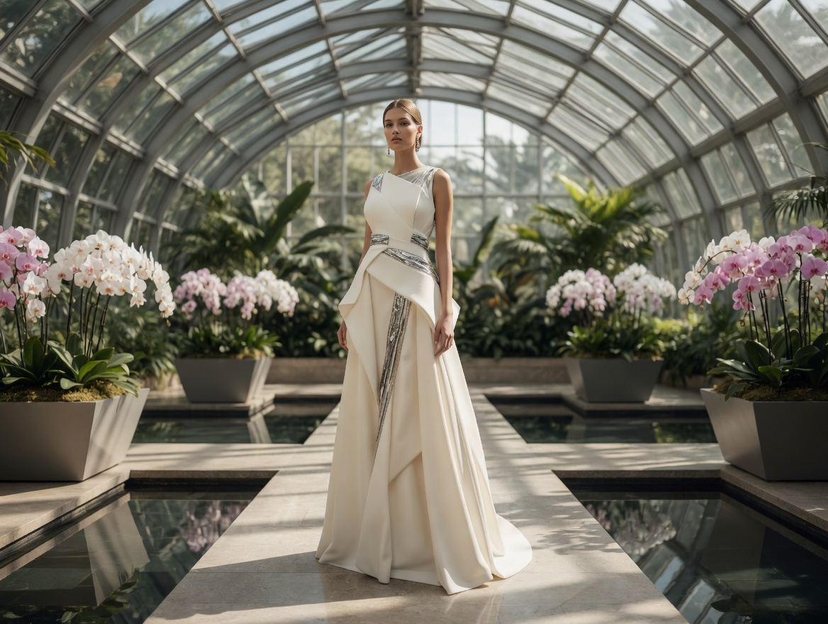 Glass Atrium Orchid Runway