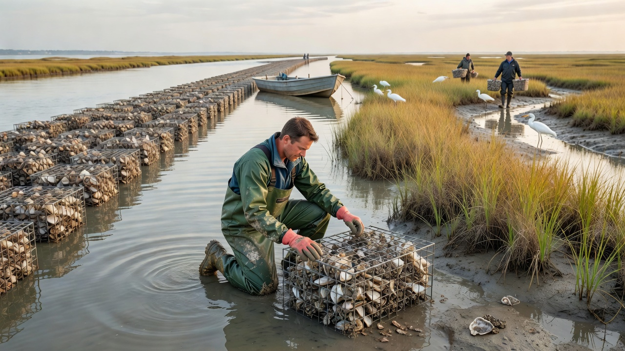 Oyster Restoration Panoramic Masthead