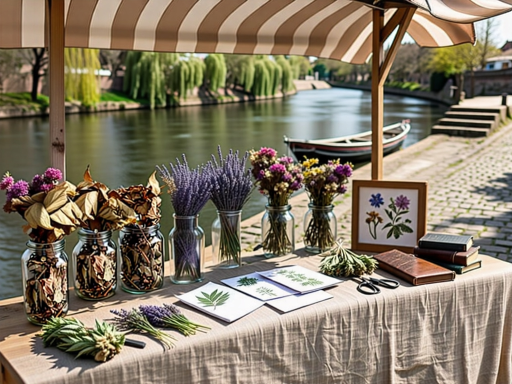 Riverside Herbarium Signboard Tableau