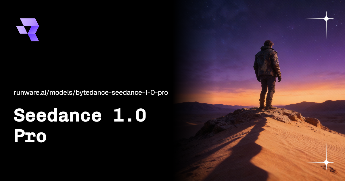 Seedance 1.0 Pro AI Video Generator | Runware