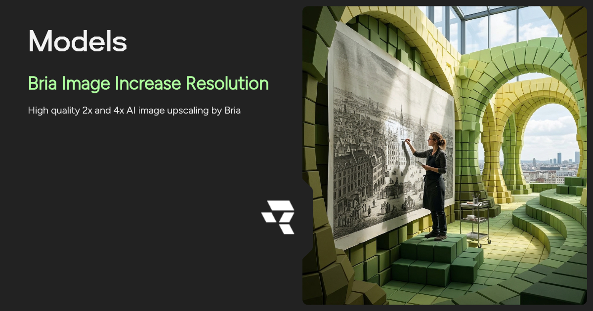 Bria Image Increase Resolution AI Image Generator | Runware