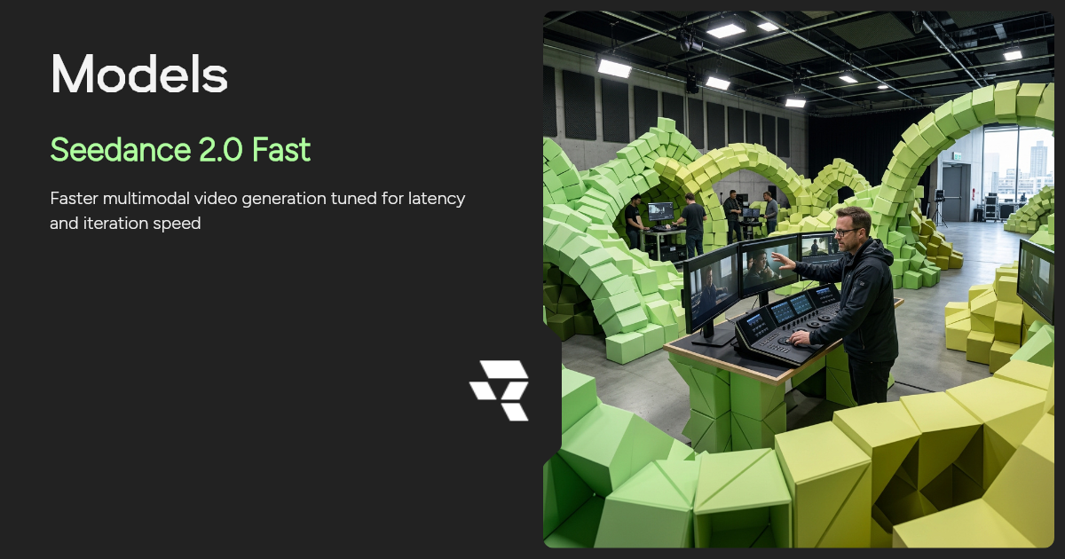Seedance 2.0 Fast AI Video Generator | Runware