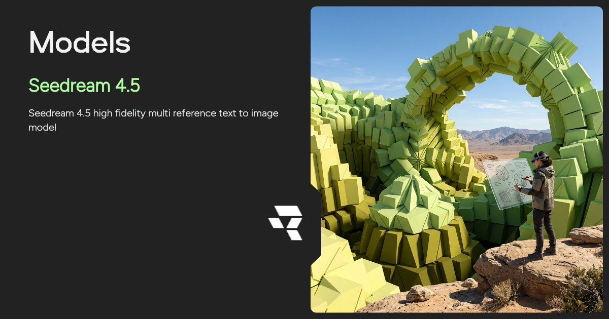 Seedream 4.5 AI Image Generator | Runware
