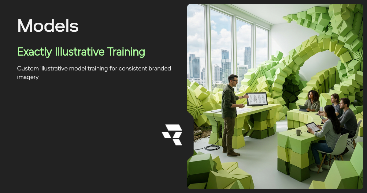 Exactly Illustrative Training AI Training Generator | Runware