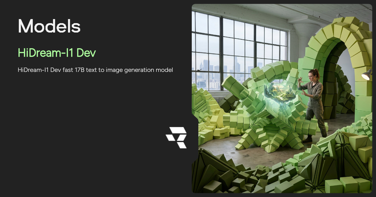 HiDream-I1 Dev AI Image Generator | Runware