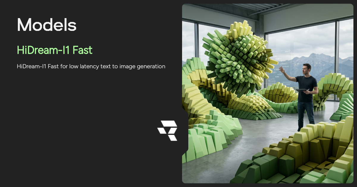 HiDream-I1 Fast AI Image Generator | Runware