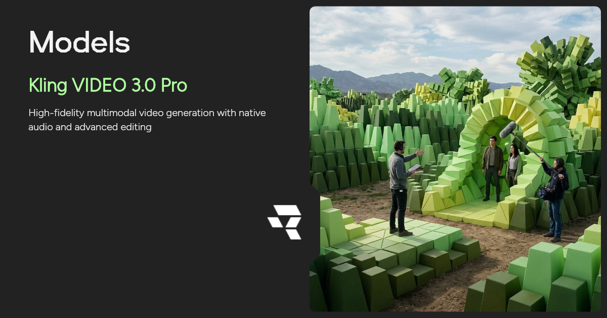 Kling VIDEO 3.0 Pro AI Video Generator | Runware