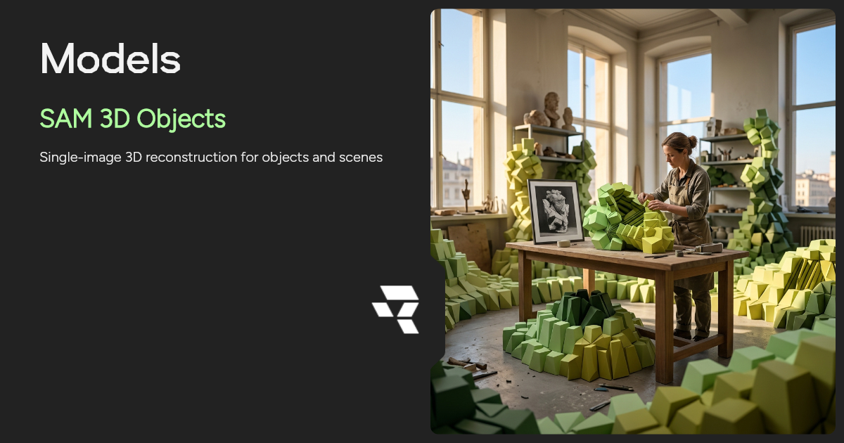 SAM 3D Objects AI 3d Generator | Runware