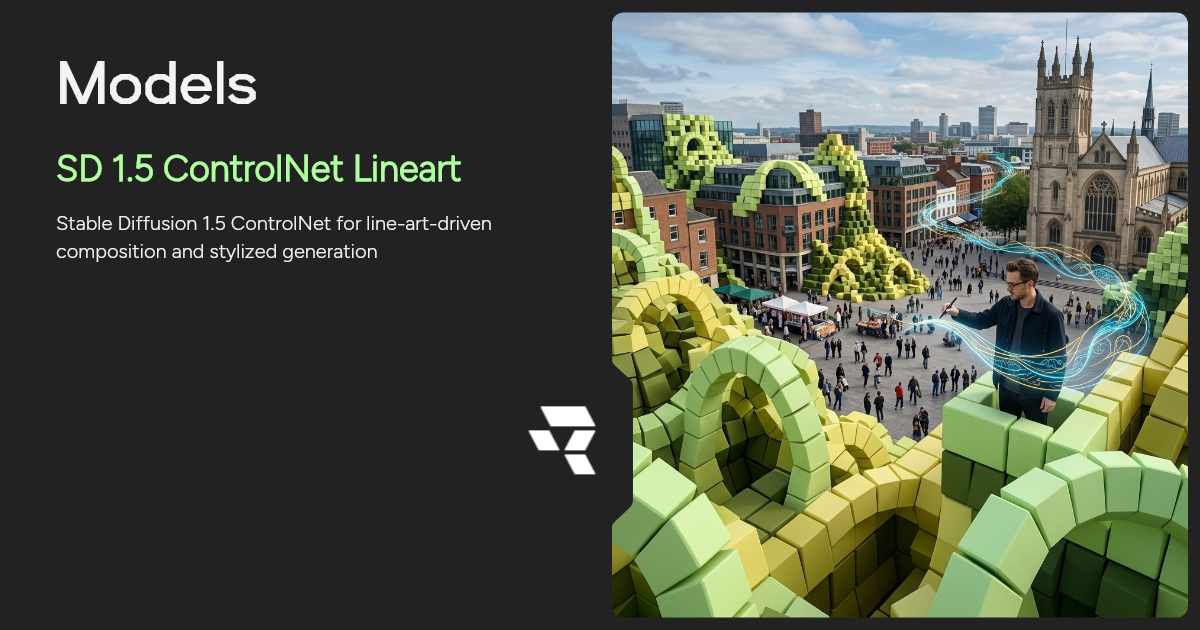 SD 1.5 ControlNet Lineart | Runware