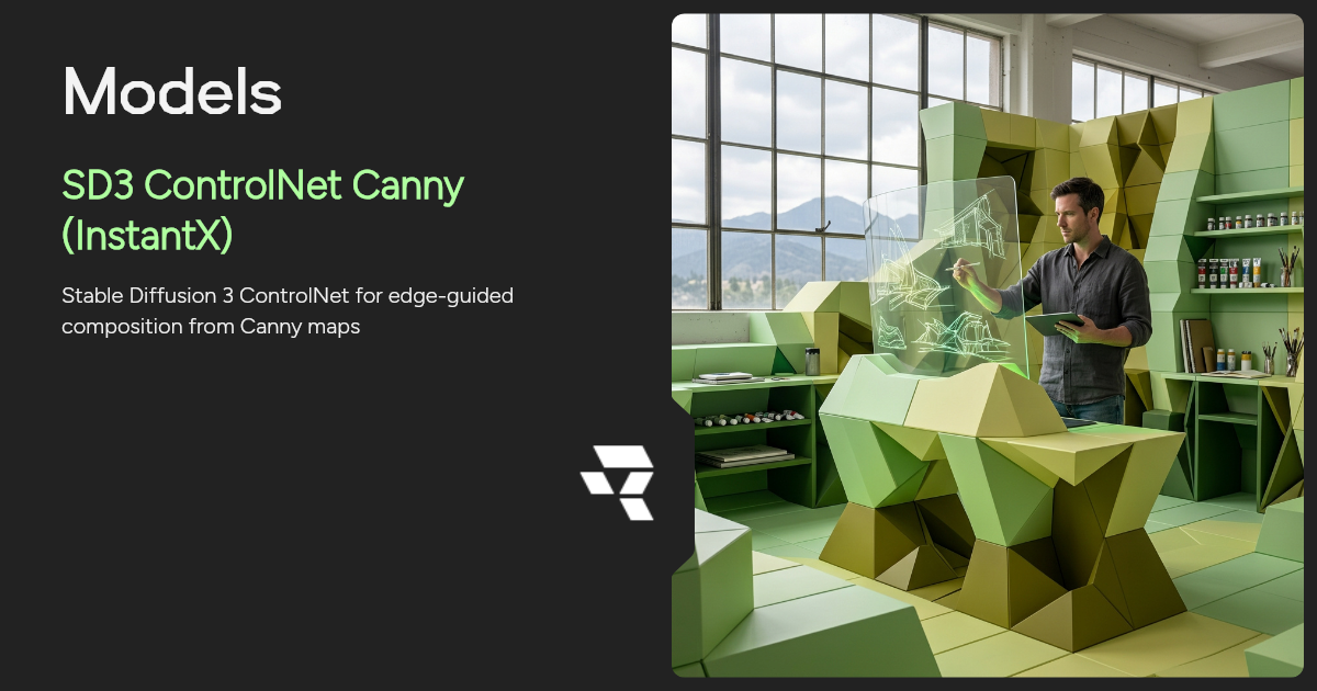 SD3 ControlNet Canny (InstantX) | Runware